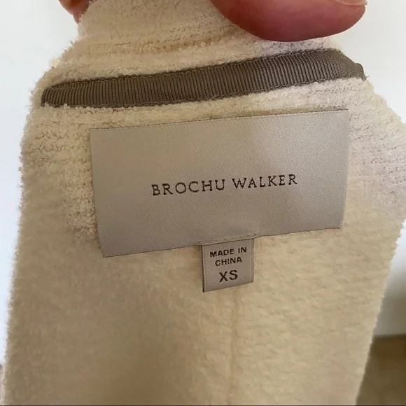 Brochu Walker Stowe drape front asymmetrical cardi - Picture 7 of 12